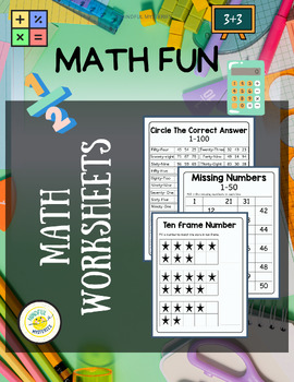 Preview of WINTER math Worksheets ,numbers fun (1-100) new year 2024