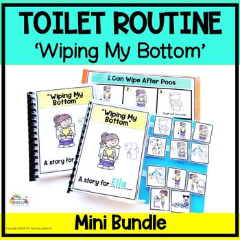 Preview of WIPING MY BOTTOM Toilet Training Routine Mini Bundle Autism and Special Ed