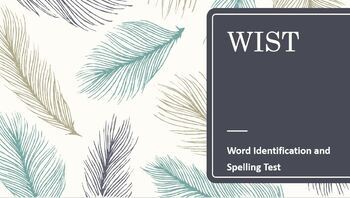 Preview of WIST (Word Identification and Spelling Test)