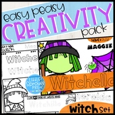 WITCH SET - Easy Peasy Halloween Creativity Pack - PreK, K