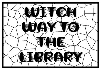 halloween library coloring pages