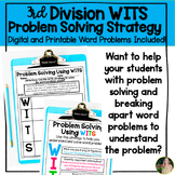 WITS Division Problem Solving Strategy for 3rd Grade