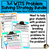 WITS Problem Solving Strategy & Word Problems | 3rd Grade Bundle