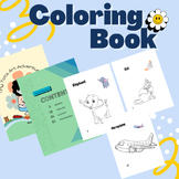 WInter Coloring Book (Pages) for Kids - Tiny Torts Art Adv