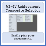 WJ-IV Achievement Composite Selector