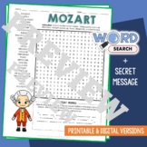 WOLFGANG MOZART Word Search Puzzle Activity Vocabulary Wor