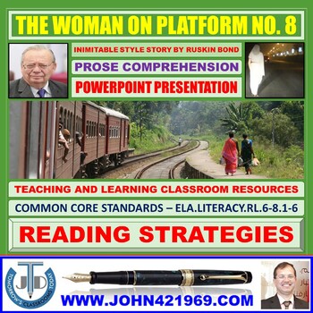 Preview of THE WOMAN ON PLATFORM NO 8: PROSE COMPREHENSION LESSON PRESENTATION