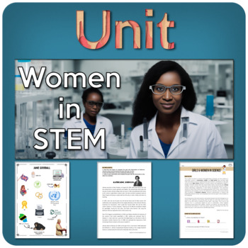 Preview of WOMEN IN STEM: a complete unit for ESL learners!