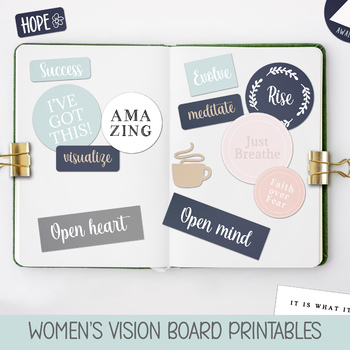 Vision Board Kit - Phenomenal Woman (downloadable) - LH AGENDA