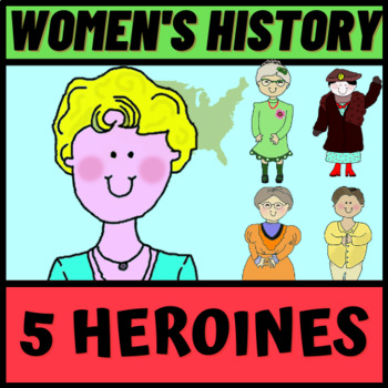Preview of WOMEN'S HISTORY | 5 HEROINES