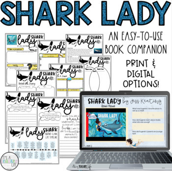 Preview of WOMEN'S HISTORY MONTH - Eugenie Clark: Shark Lady Book Companion 