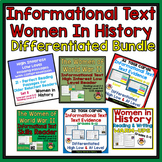 WOMEN'S HISTORY MONTH Standards Aligned Informational Text Bundle