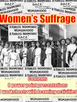 Preview of WOMEN'S SUFFRAGE
