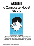 WONDER - A Complete No Prep Novel Study Including Chapter 
