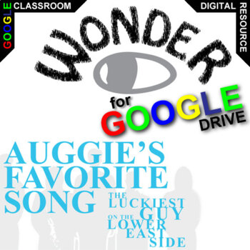 Preview of WONDER Auggie's Favorite Song Activity DIGITAL Palacio Allusion Poetry Lyrics