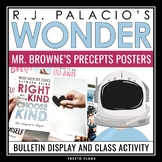 Wonder Precepts Quote Posters - Bulletin Board Display for