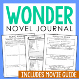 WONDER Novel Study Unit Activities | Book Report Project |