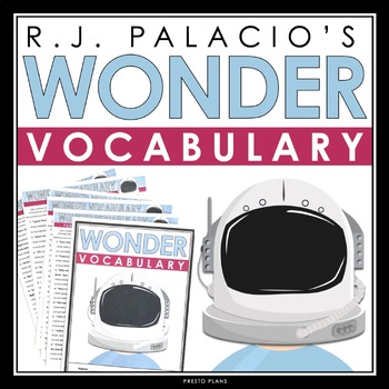 Wonder Vocabulary Booklet, Presentation, And Answer Key With Definitions