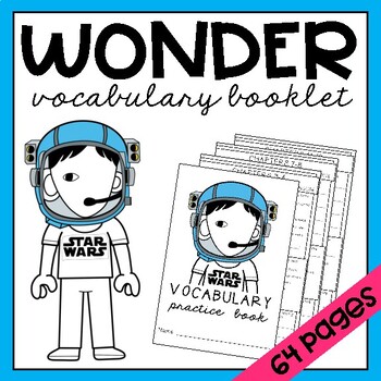 Preview of WONDER Vocabulary Study & Booklet!