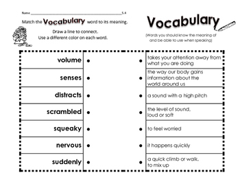 wonders 1st grade vocabulary words by mcgraw hill match up end of