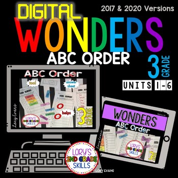 Preview of WONDERS Digital ABC Order Grade 3