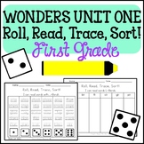 WONDERS Phonics Games First Grade: ROLL, READ, TRACE, SORT!