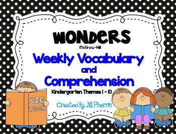 Preview of WONDERS Weekly Vocabulary and Comprehension