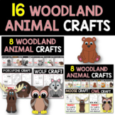 WOODLAND FOREST ANIMALS Printable Craft Projects BUNDLE 16