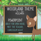 WOODLAND animals - PowerPoint, Open House, Curriculum Nigh