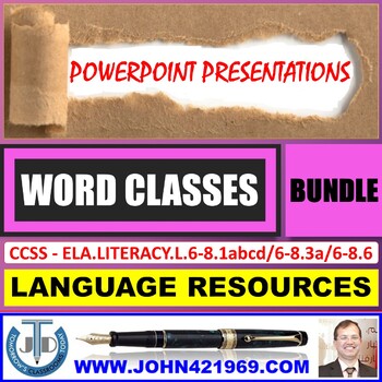 Preview of WORD CLASSES: POWERPOINT PRESENTATIONS - BUNDLE