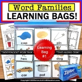 WORD FAMILIES Learning Bag for Special Education and Readi