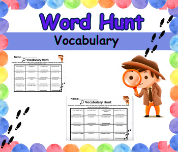 Preview of WORD HUNT SKILLS