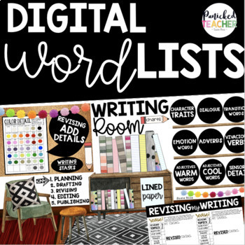 Preview of WORD LISTS: Detailed and Descriptive Writing