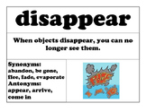 WORD OF THE WEEK! VOCABULARY CARDS! WEEKLY WORDS! Set A