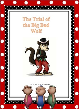 Preview of WORD 2016 PROJECT – CREATING A 4” X 5 ½” BOOKLET/THE TRIAL OF THE BIG BAD WOLF