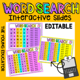 WORD SEARCH INTERACTIVE POWERPOINT