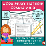 GRADES 2 & 3 WORD STUDY TEST PREP