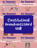 WORD WALL: U.S. Constitutional Amendments 1-27