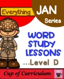 WORD WORK LESSONS | Jan Richardson Level D