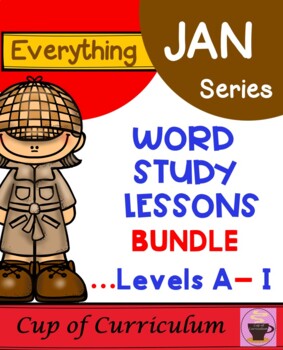 Preview of WORD WORK Lessons Bundle | Jan Richardson Levels A-I