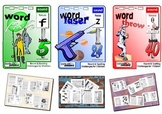 WORD and SOUND Activity BOOKS: F Z TH (Triple Pack)