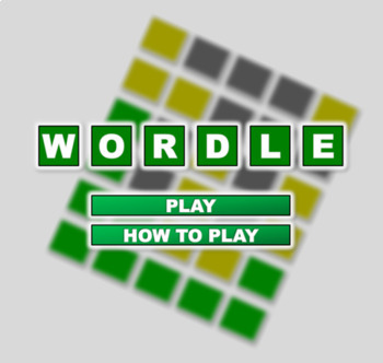 WORDLE PowerPoint Game for Classroom/Party by Mos's PowerPoint Game