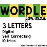 WORDLE for Kids: 3 Letters