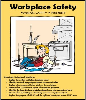 Preview of WORKPLACE SAFETY -  Career Readiness - Vocational - Safety at Work