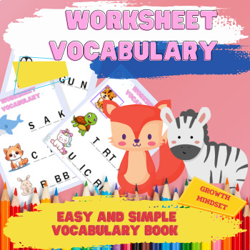 Preview of WORKSHEET  VOCABULARY BOOK