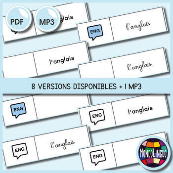 Cahier de vocabulaire : les fournitures scolaires, PDF + MP3 - Mondolinguo  - Français