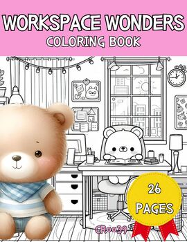 Preview of WORKSPACE WONDERS (CR0039)Coloring Book,Pages,Activities,Kids ,Family,Fun