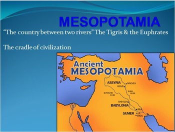Preview of WORLD HISTORY: City States in Mesopotamia PowerPoint with Videos