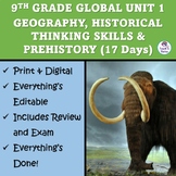 WORLD HISTORY UNIT 1 GEOGRAPHY, DOC. ANALYSIS SKILLS & PRE