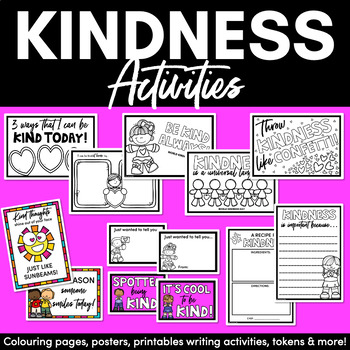 Preview of WORLD KINDNESS DAY ACTIVITIES - Kindness Activities for the Classroom